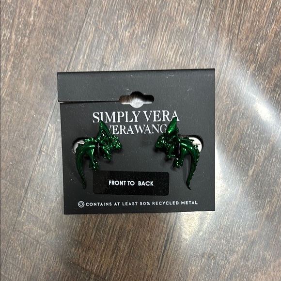 Simply Vera Vera Wang Jewelry - Simply Vera Vera Wang Green Dragon Earrings